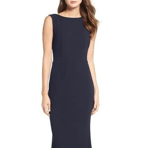 Katie May Vionnet Drape Back Crepe Gown size 4